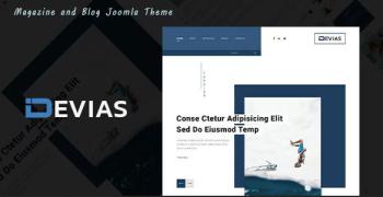 Devias - Blog and Magazine Joomla Theme